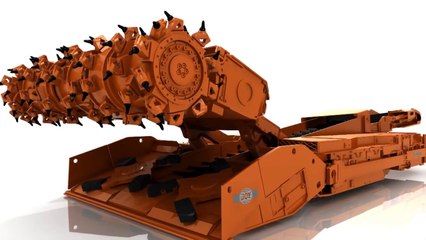 Giant Underground Mining Machines