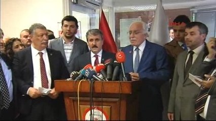 BBP Lideri Destici- Yelpazenin Sağındaki Diğer Partilere İşbirliği Çağrımızı Yaptık
