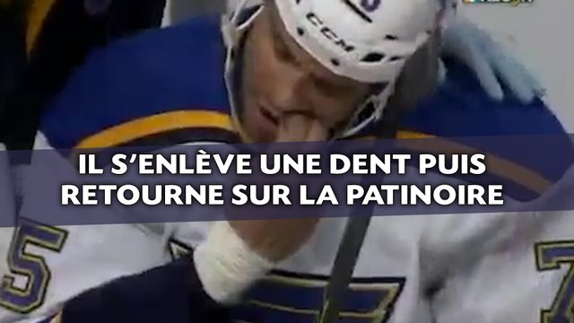 NHL: Il s'enlève une dent puis retourne sur la patinoire