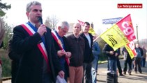 Pontrieux. Manifestation pour la défense de la ligne Guingamp-Paimpol