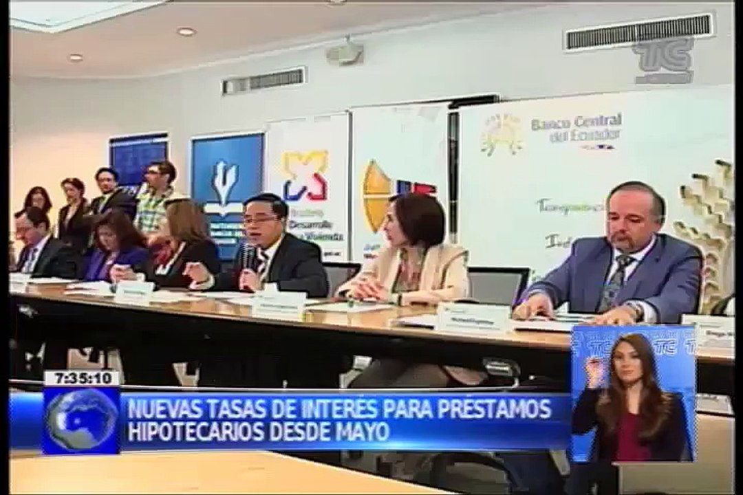 Nuevas tasas de interés en créditos hipotecarios