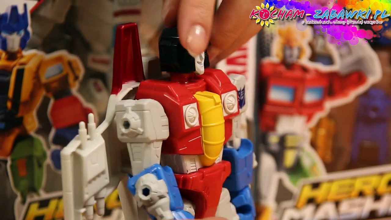 Starscream - Transformers Hero Mashers - Marvel - Hasbro - A8404 A8335 - Recenzja