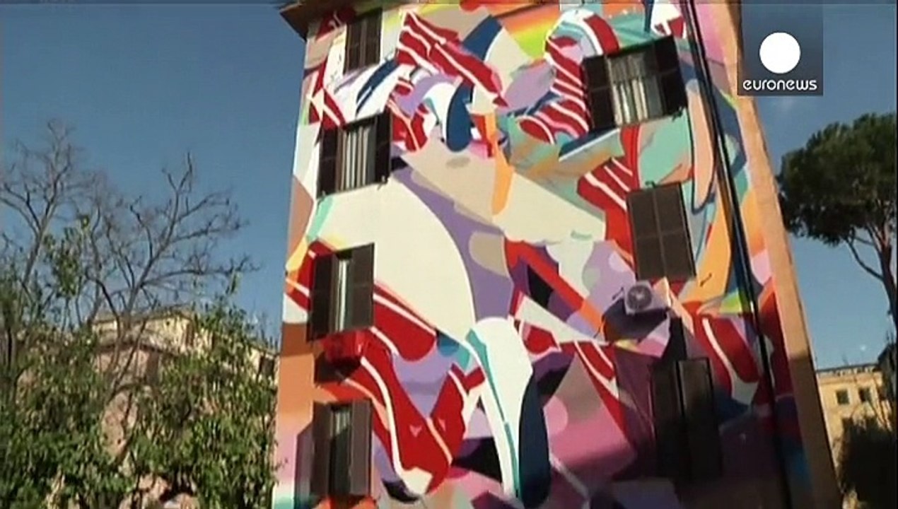 Rome's poor suburbs get a street art face-lift