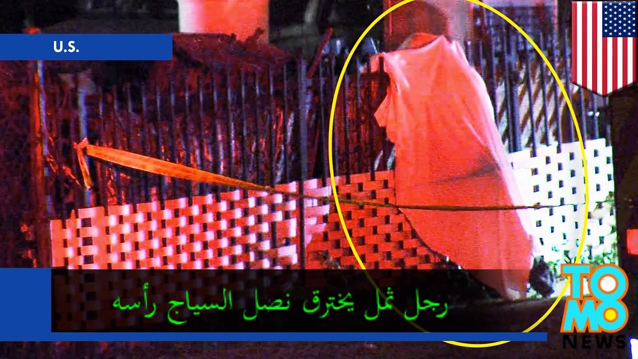 رجل يلقى حتفه اخترق نصل السياج رأسه بعد أن سقط من على الشجرة بسبب الثمل