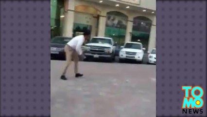 سماء الجميرة في دبي تمطر مالاً بعد أن طارت الدراهم الورقية في السماء