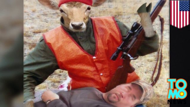 ظبية تنتقم من صياد بعد أن رماها بسهم بالقرب من فوندو لاك ويسكنسن