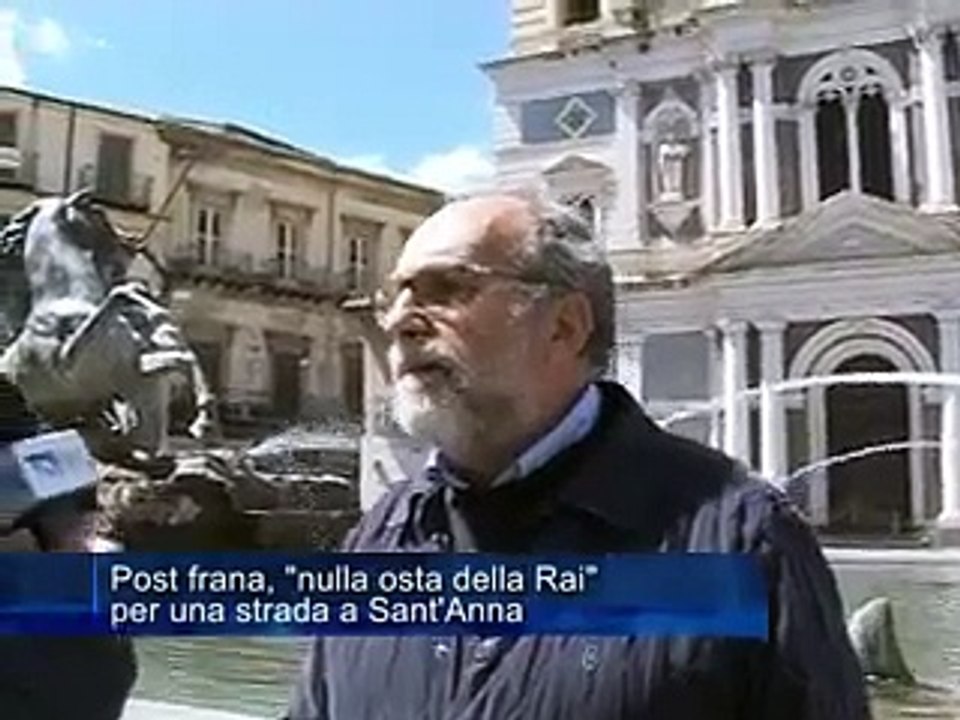 Post frana, nulla osta della Rai per una strada a Sant'Anna