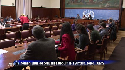 Yémen: plus de 540 tués, 1.700 blessés depuis le 19 mars (OMS)