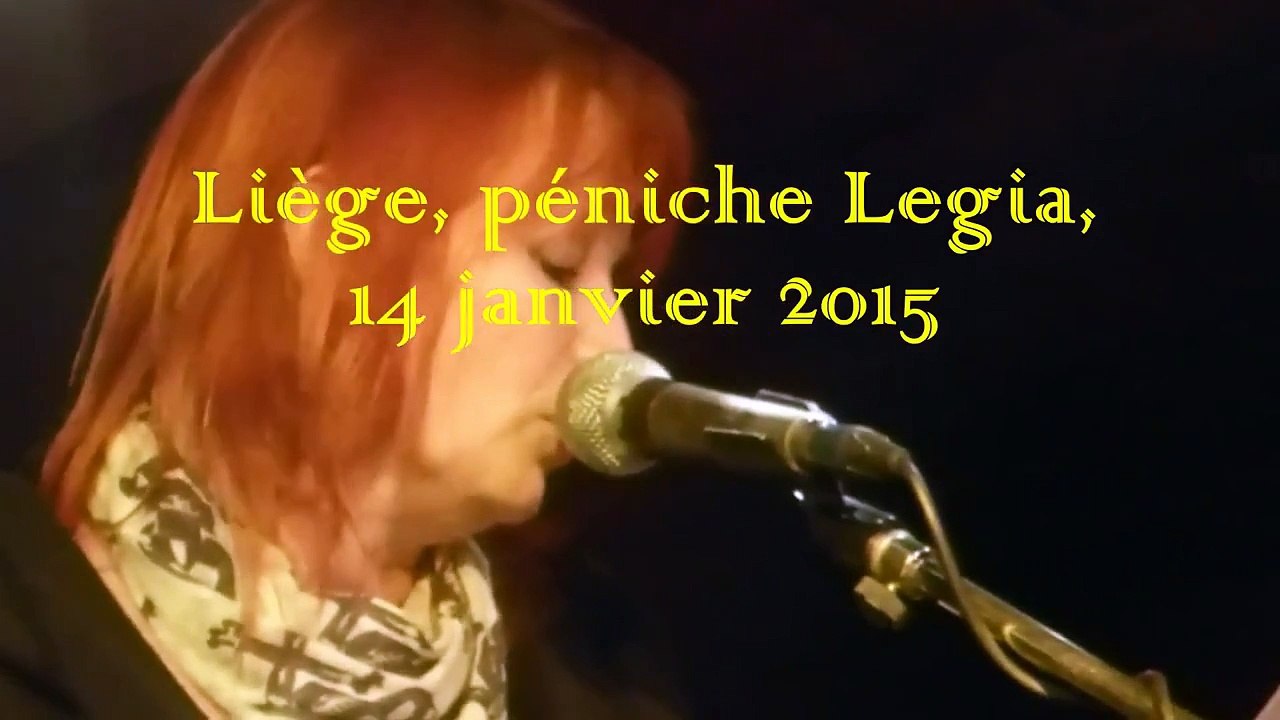 PASCALI chante CHARLES MORELL : "Vitrines" (Liège, péniche Legia, 2015)