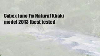 Cybex Juno Fix Natural Khaki model 2013 (best tested