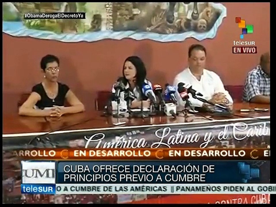 Denuncia delegación cubana en Panamá presencia de enemigos históricos