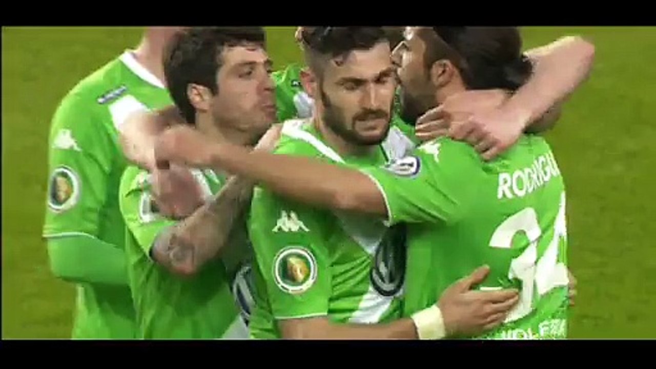 Goal Rodriguez (Penalty) - Wolfsburg 1-0 Freiburg - 07-04-2015