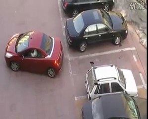 Do not steal someone's Parking Space! Especially woman's