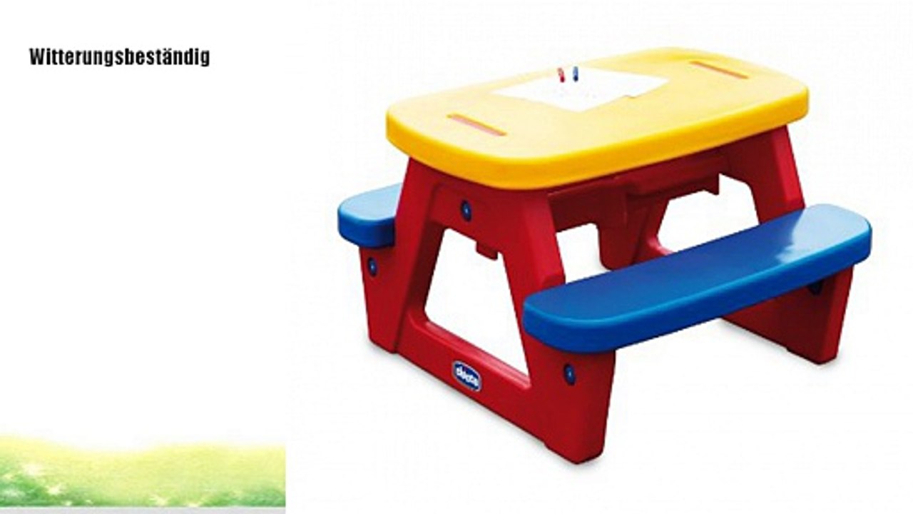 Chicco 30700 - KS Kinder Picknick Tisch mit 2 Bänken