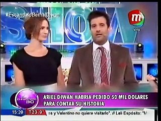 Ariel Diwan habría pedido 50 mil dólares para contar su historia