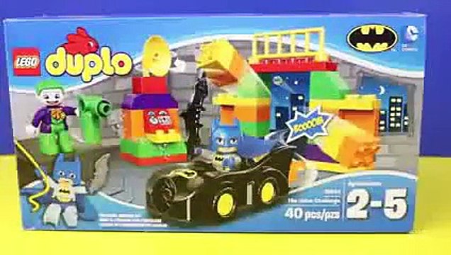 Duplo Lego Batman Superhero Joker Funhouse Adventure Joker Batmobile Legos ToysReviewToys