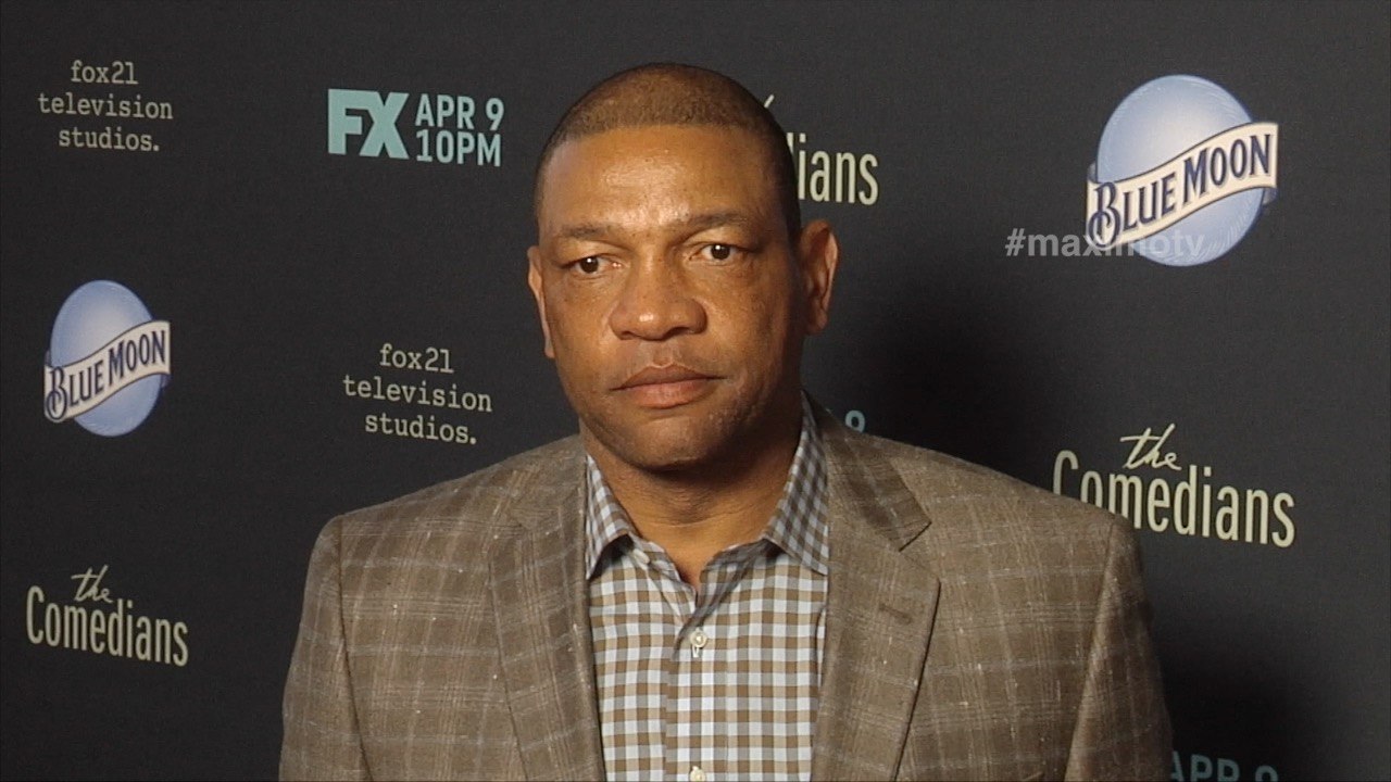 LA Clippers Coach Doc Rivers FX's The Comedians Red Carpet Premiere Arrivals