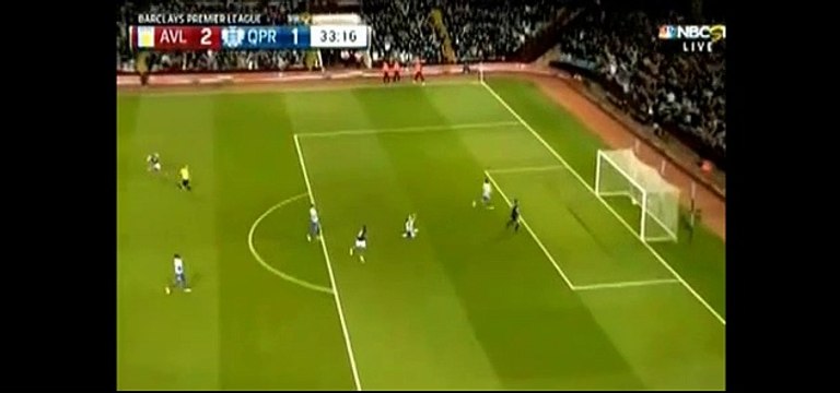 07.04.2015 - Christian Benteke goal 2-1 | Aston Villa vs Queens Park Rangers