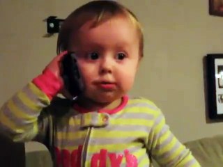 Baby is fluent in gibberish, dad is not