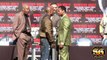 Floyd Mayweather & Shane Mosley aggressive face off at press conference, Manny Pacquiao next?