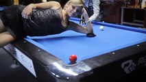 Snooker Shots with Sexy Hot Girl Awsome