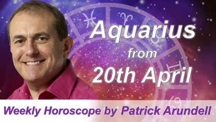 Aquarius Weekly Horoscope from 20th April 2015