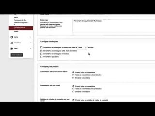 Configurações de Comunidade ("Novidade" do YouTube)