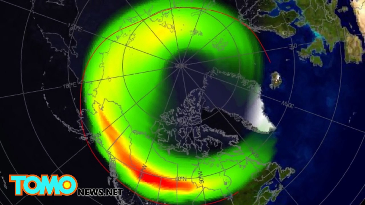 أضوية الشمال المذهلى وألوان الطيف السبعة التي تبعد عشرات السنين