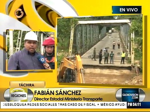 Reactivarán tránsito vehicular por el puente Boconó este martes