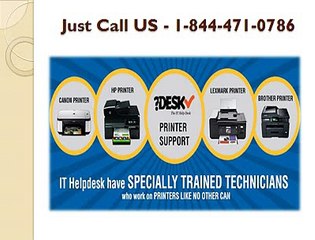 Call @ 1-(844)-471-0786 - Printer Technical Support