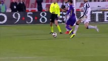 Alvaro Morata ( Red Card ) Foul on Diamanti - Fiorentina vs Juventus 2015