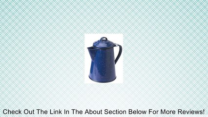 GSI Outdoors Enamel Coffee Pot 12 Cup Blue Review
