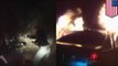 Dash cam footage captures car bursting into flames after police use taser gun