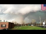 Tornadoes in Oklahoma and Arkansas kill one, injure 15 in severe supercell thunderstorm