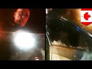 Un policier de Vancouver défonce la vitre d'un suspect qui ne veut pas coopérer