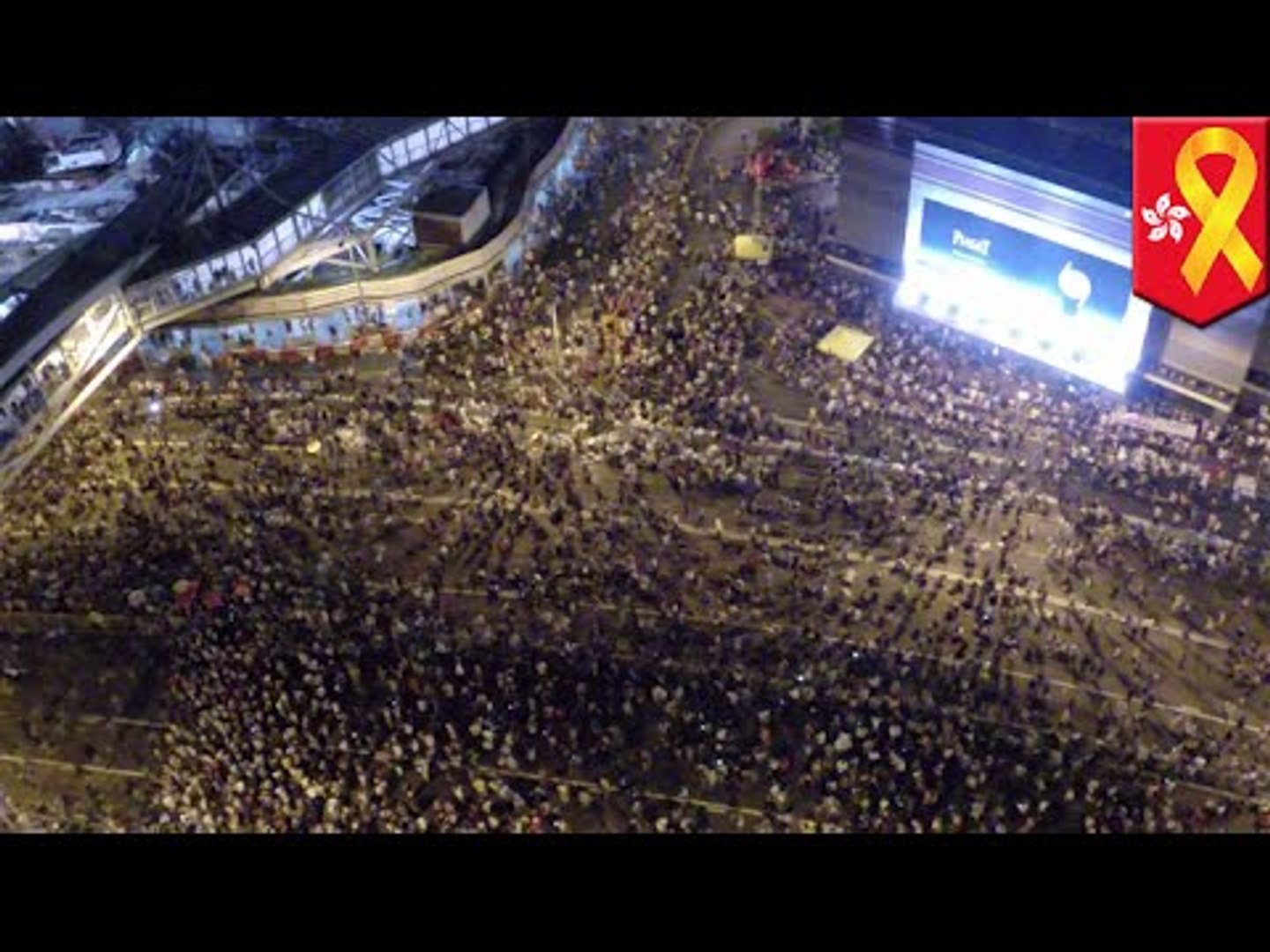 Massen-Demonstrationen in Hongkong