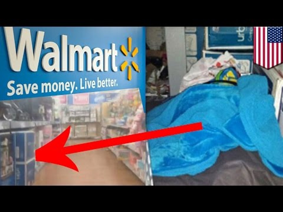 Junge campt zwei Tage im Walmart