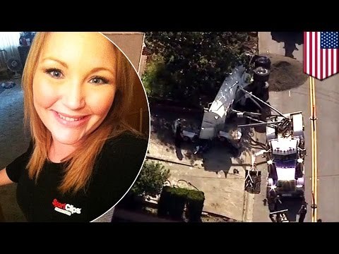 Ciężarna kobieta przygnieciona i zabita przez ciężarówkę ze żwirem