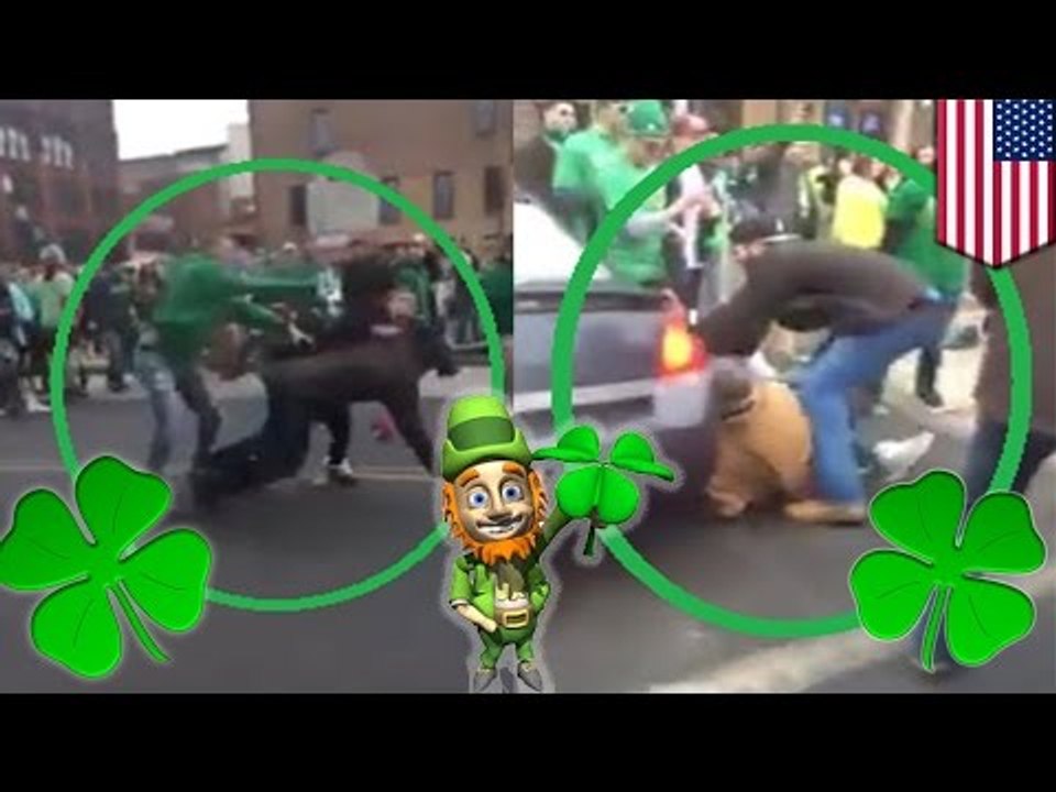 Bójka uliczna podczas świętowania Dnia Świętego Patryka
