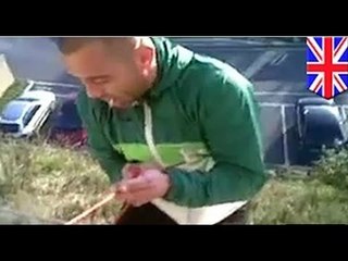 Británico intenta hacer rappel desde el balcón de su apartamento… y falla espectacularmente