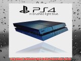 Sony Playstation 4 PS4 Brushed Light Blue Skin Wrap Cover Decal Cover