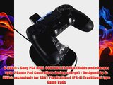 GHUB Sony PS4 DUAL CONTROLLER DOCK Holds and charges upto 2 Game Pad Controllers during charge Designed by GHUB exclusiv