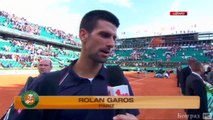 Roland Garros 2012 - Novak Đoković & Ivan Ivanović - intervju posle polufinala