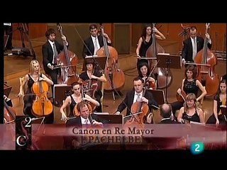 Pachelbel Canon en Re Mayor-RTVE (Adrian leaper) Orquesta sinfonica Navidad 2008