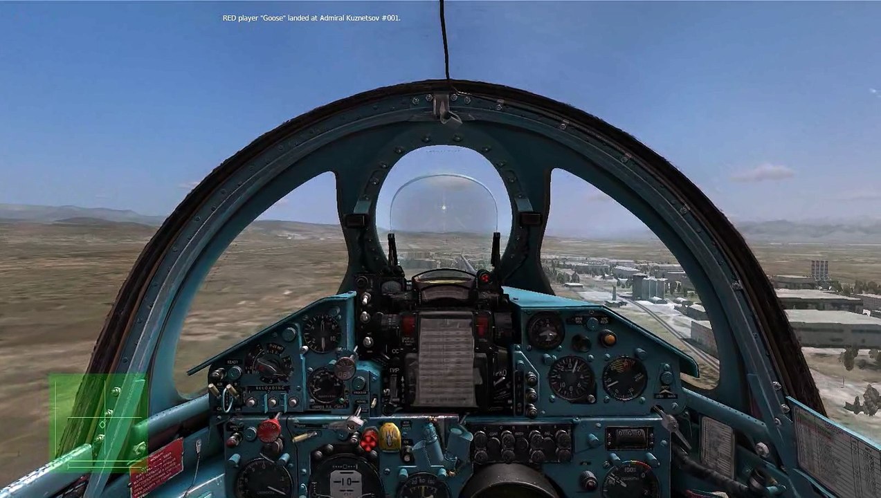 DCS MiG-21 landing at "lil Sochi" aka short runway near Kutaisi