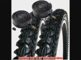 Coyote Pro TY2604 26 x 195 Mountain Bike Tyres PAIR 2x Schrader Inner Tubes