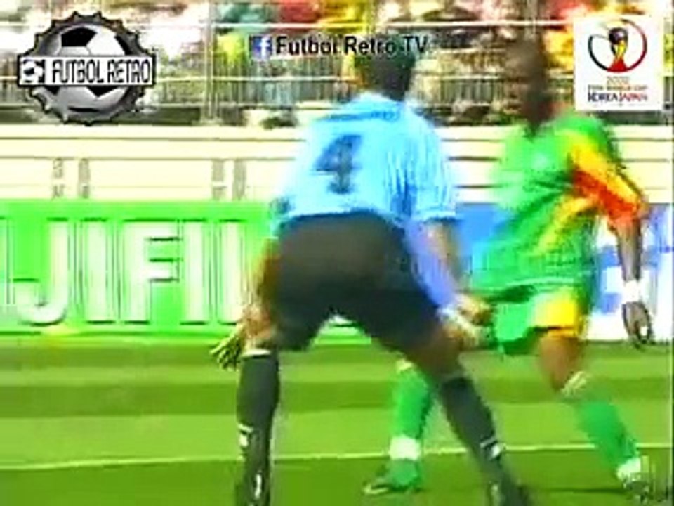 Uruguay 3 vs Senegal 3  Korea/Japon 2002 Morales, Forlan, Recoba FUTBOL RETRO TV