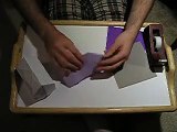 Folding a simple 3D origami house
