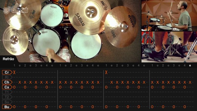 (I Can't Get No) Satisfaction - The Rolling Stones (drum lesson - aula de bateria)