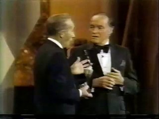 Bing Crosby Receives An Award From Bob Hope